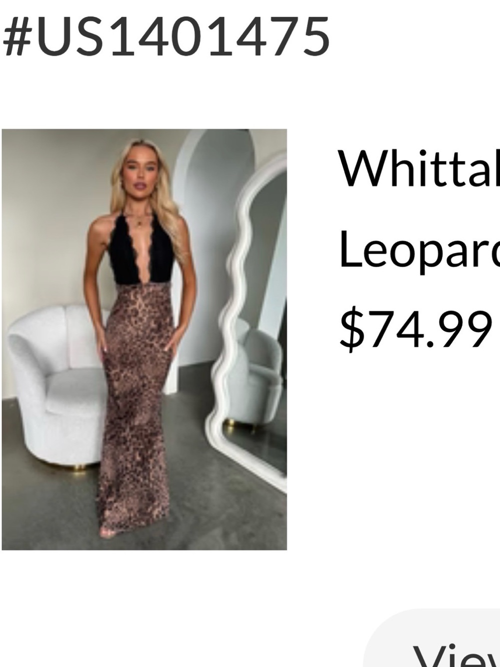 That’s So Fetch Backless Leopard Print Dress - Picture 4 of 4